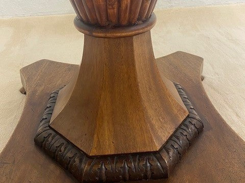 Empire / biedermeier iso pyöreä pöytä 1900-alku