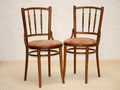 Thonet henkinen 60-70-luvun verhoiltu pinnatuoli (2kpl)